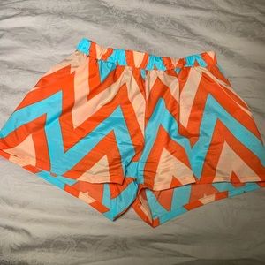 High Waist Multi-Colored Shorts